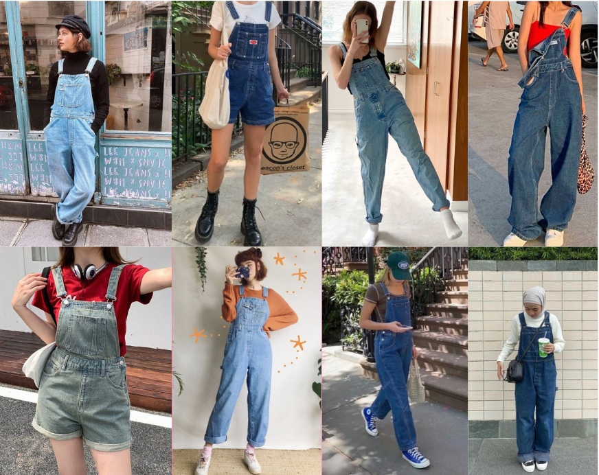 Tips Mix and Match Overall Jeans Tampil Gaya dan Kreatif